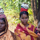 Women with seed pots on the way to the indigenous seed festival, a celebration for the farmers of 18 villages who have revived the practice of growing indigenous crops.